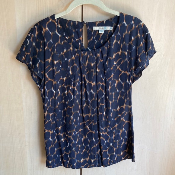 **SOLD** Ravello print silk blend blouse - Picture 1 of 6